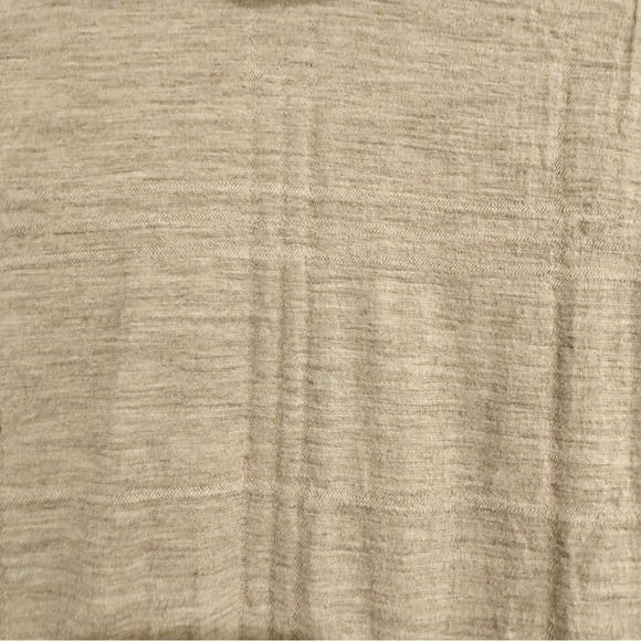 Athleta | Lightweight Cowl Neck Top Wool Spandex Tan Size Medium - Picture 2 of 5